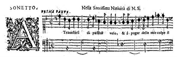 Domenico Mazzocchi, A Travestirsi, Anfang (63K)